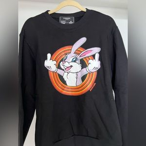 DOMREBEL BUNNY SWEATSHIRT HOODIE FRIENDS CLUB